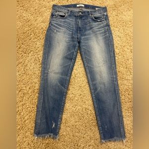 Mousy vintage denim jeans with fray hem size 30
